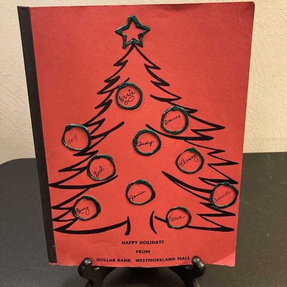Westmoreland Mall Greensburg PA‎ County Holiday Cookbook Dollar Bank Recipe Vtg - Picture 1 of 5